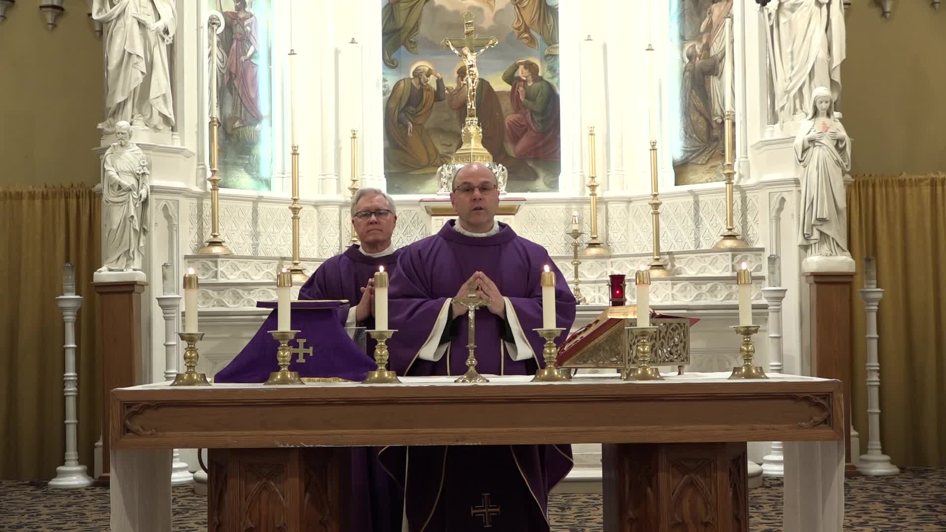 Thumbnail image for THE LITURGY OF THE MASS for SUNDAY FEBRUARY 18, 2024- St. Mary of The Assumption Church-Dedham