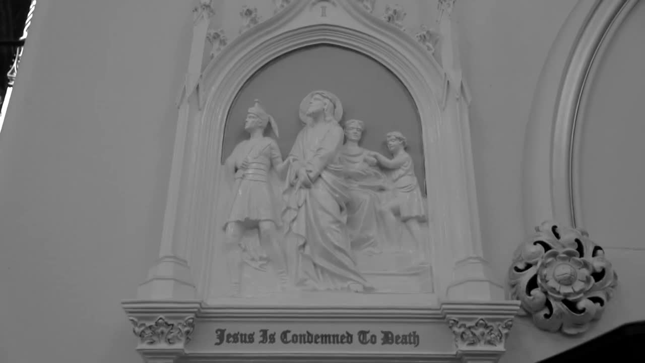 THE STATIONS OF THE CROSS- St. Mary of The Assumption Church-Dedham