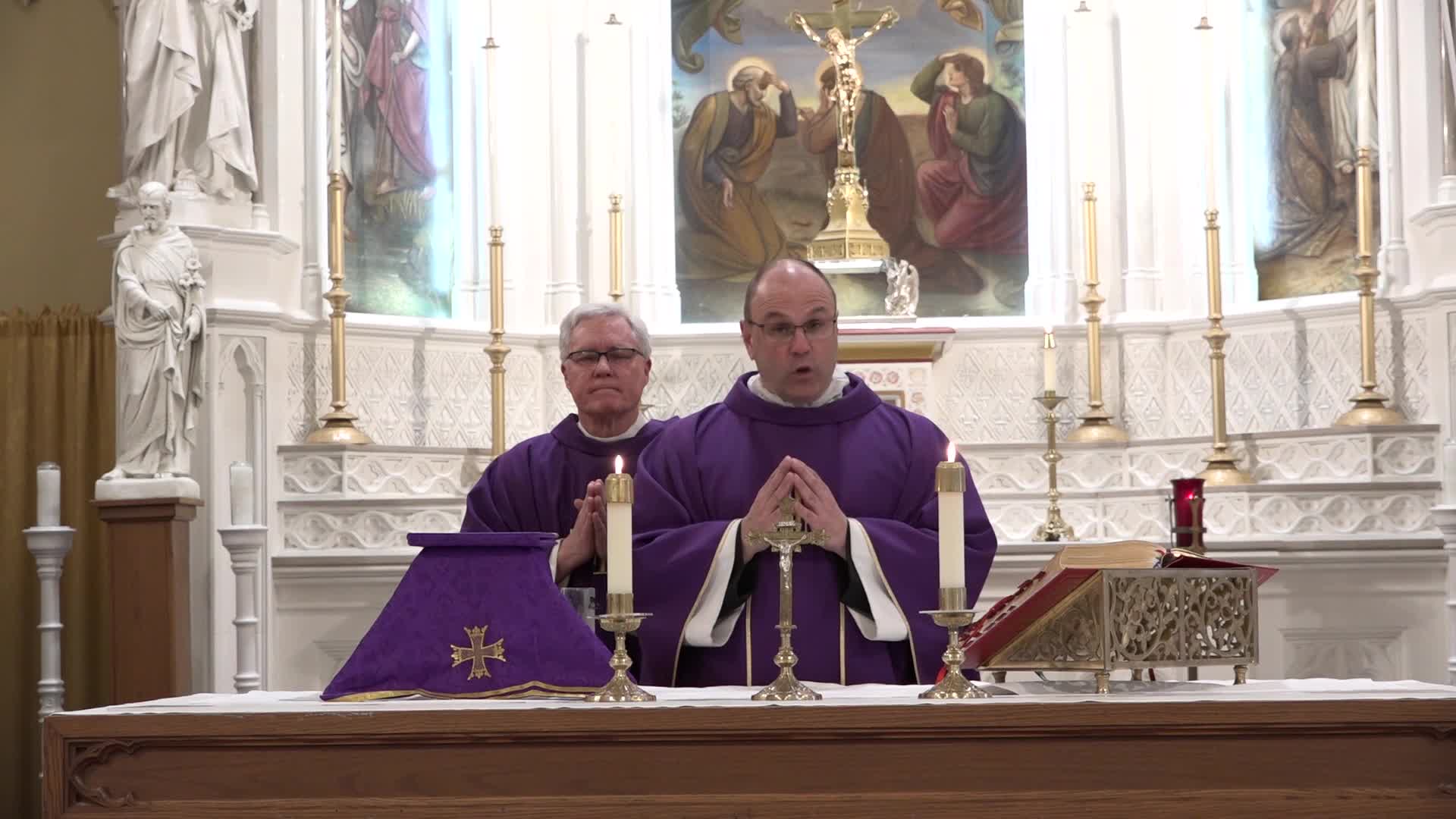 Thumbnail image for THE LITURGY OF THE MASS FOR SUNDAY FEBRUARY 25, 2024- St. Mary of The Assumption Church-Dedham