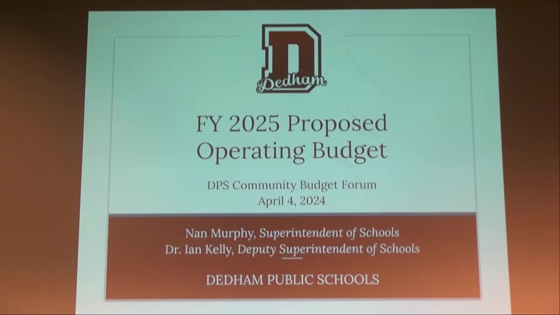 Thumbnail image for LIVE! SCHOOL BUDGET COMMUNITY FORUM- April 4, 2024