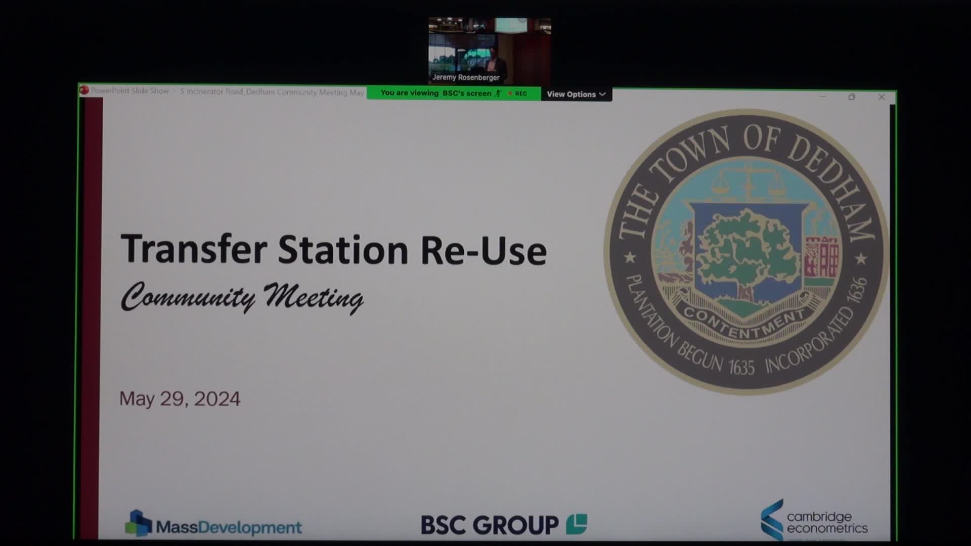 Thumbnail image for TRANSFER STATION REUSE - May 29, 2024
