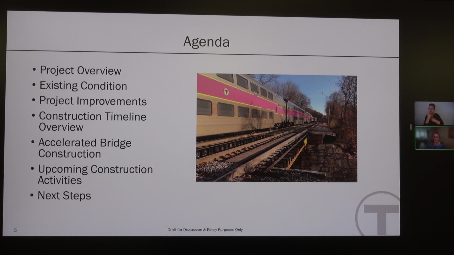 Thumbnail image for MBTA EAST STREET BRIDGE REPLACEMENT PROJECT PUBLIC MEETING - July 23,2024