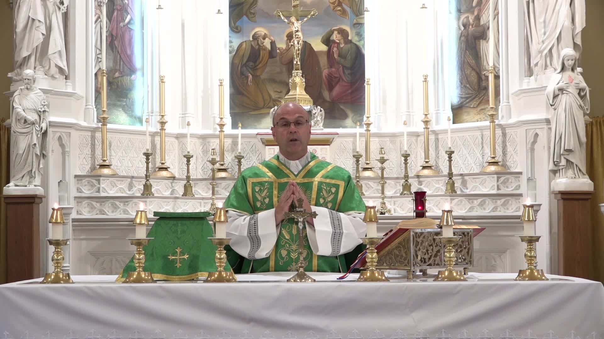 Thumbnail image for THE LITURGY OF THE MASS FOR SUNDAY AUGUST 25, 2024-St. Mary of The Assumption Church -Dedham