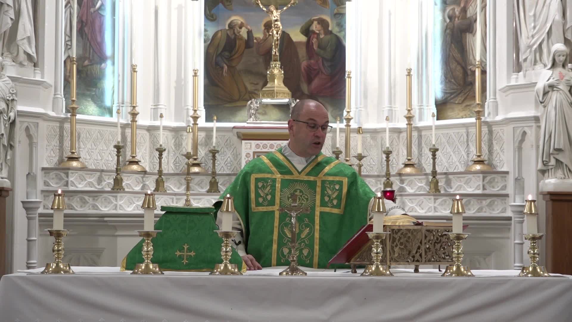 Thumbnail image for The Liturgy of The Mass for October 6, 2024-St. Mary of The Assumption Church - Dedham