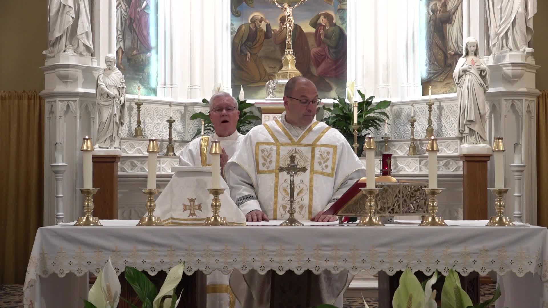 Thumbnail image for THE LITURGY OF THE MASS for SUNDAY June 1, 2025 - St. Mary of The Assumption Church - Dedham