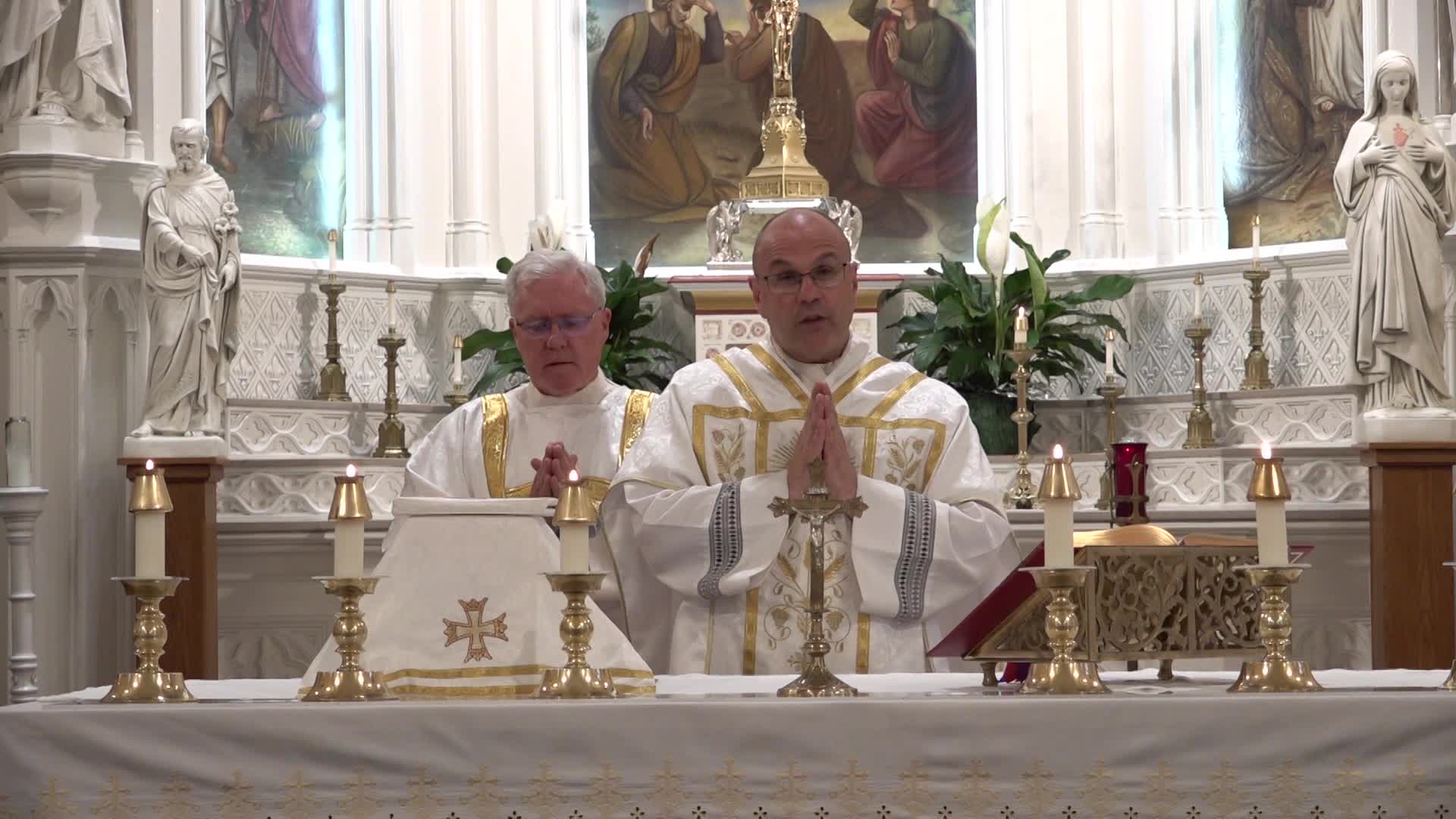 Thumbnail image for  THE LITURGY OF THE MASS for SUNDAY June 15, 2025 - St. Mary of The Assumption Church - Dedham