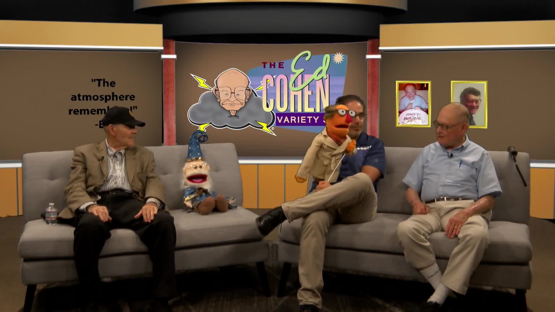 Thumbnail image for THE ED COHEN VARIETY SHOW for August  -  "A MAN AND HIS PUPPETS"