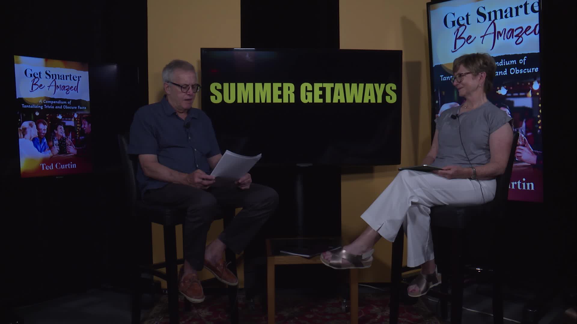 Thumbnail image for NEW! THE TED CURTIN TRIVIA SHOW- GREAT SUMMER GETAWAYS with Guest Jan Murphy