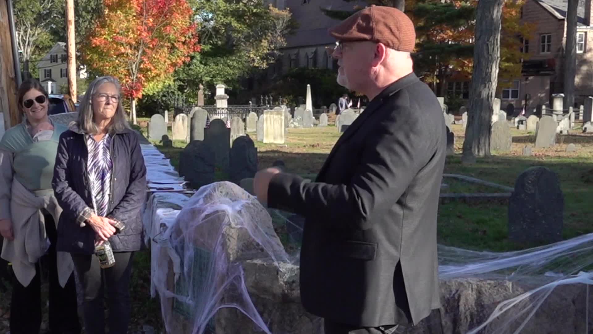 NEW! VOICES FROM THE GRAVEYARD- THE OLD VILLAGE CEMETERY SPEAKS! Dedham Museum and Archive
