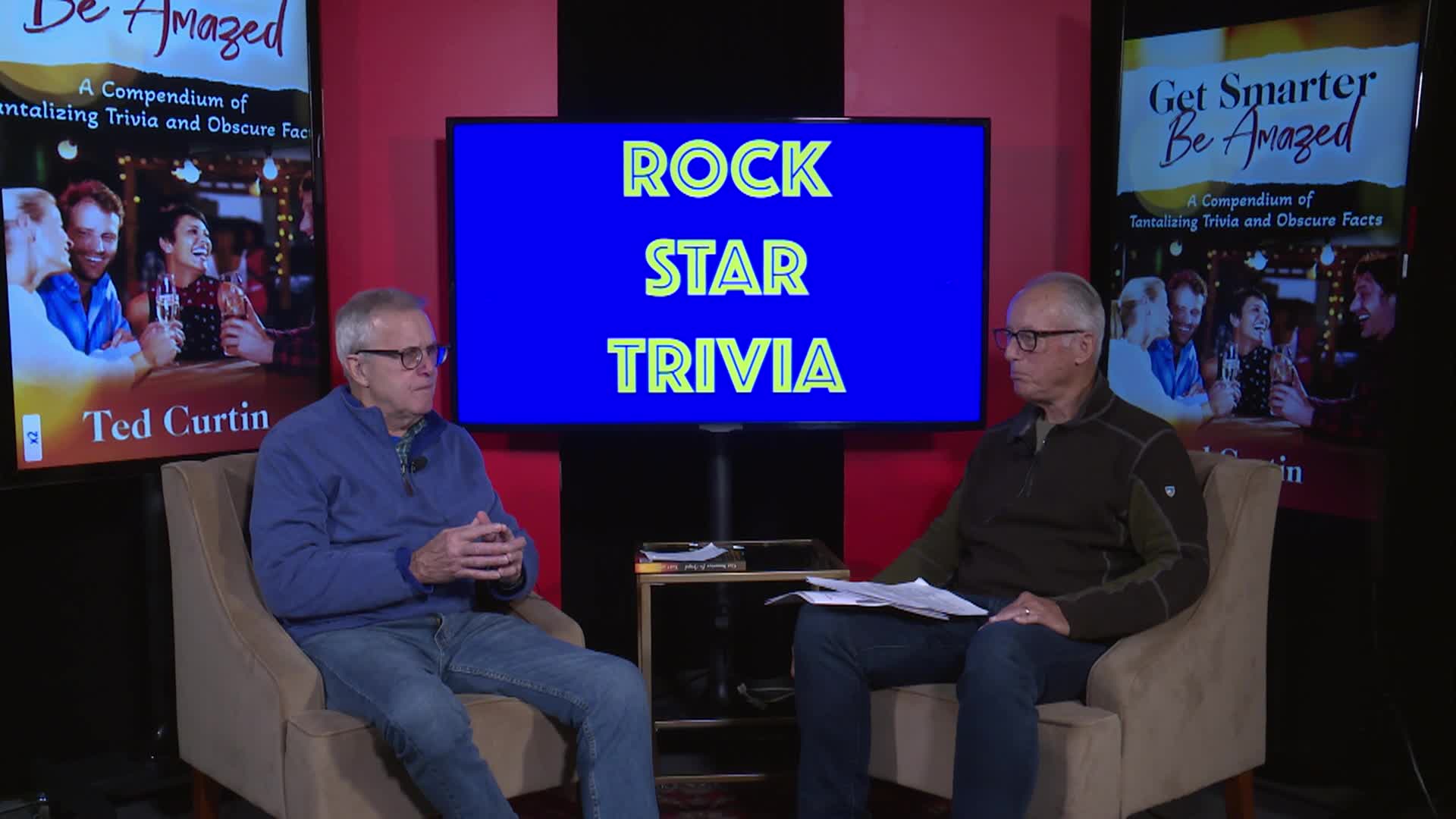 NEW EPISODE! THE TED CURTIN TRIVIA SHOW-  FUN ROCK STAR FACTS