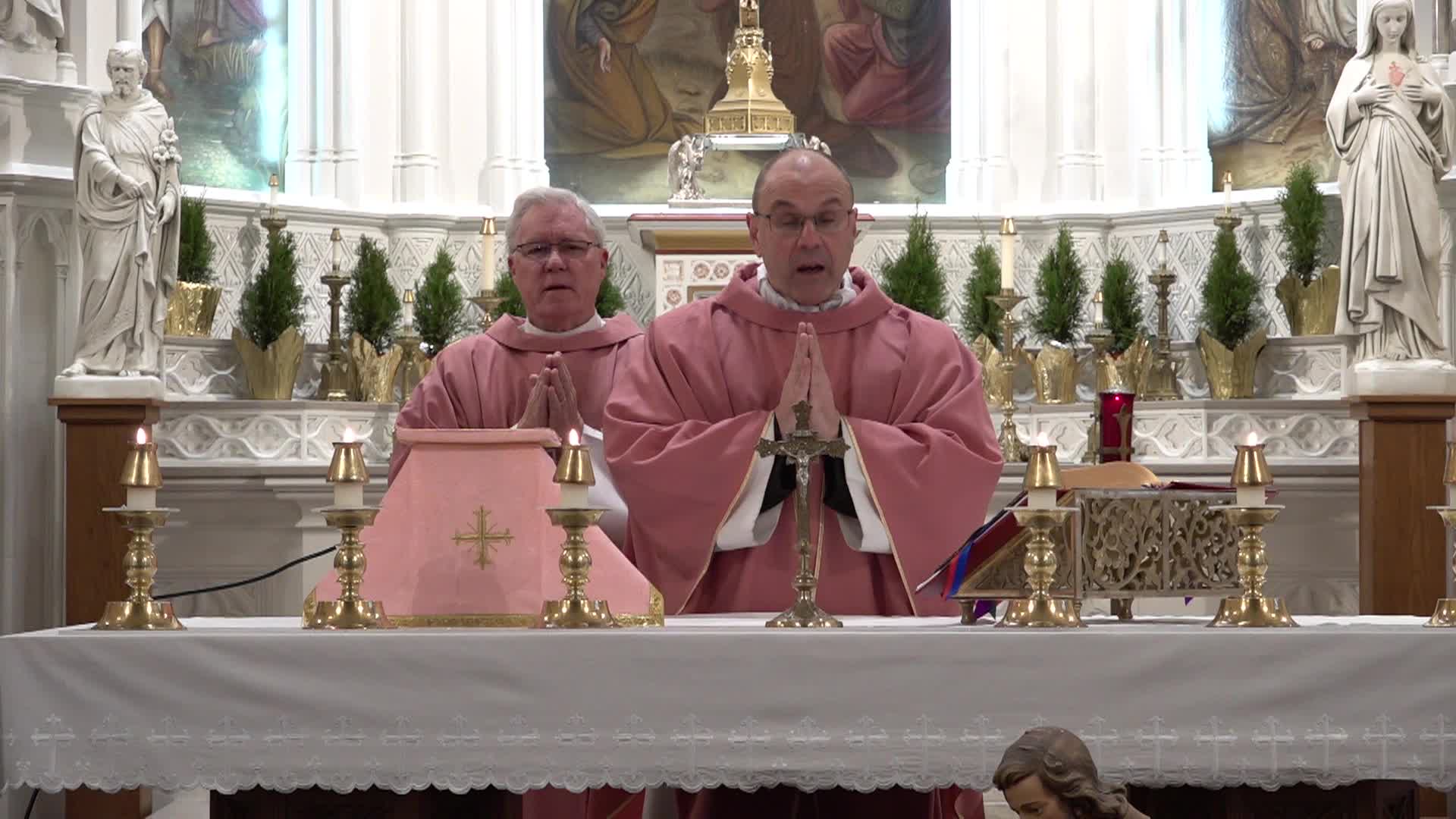 Thumbnail image for THE LITURGY OF THE MASS for SUNDAY, DECEMBER 14, 2025 - St. Mary of The Assumption Church - Dedham