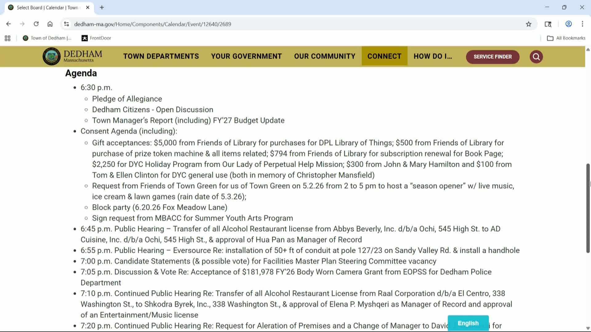 LIVE! SELECT BOARD - March 26, 2025