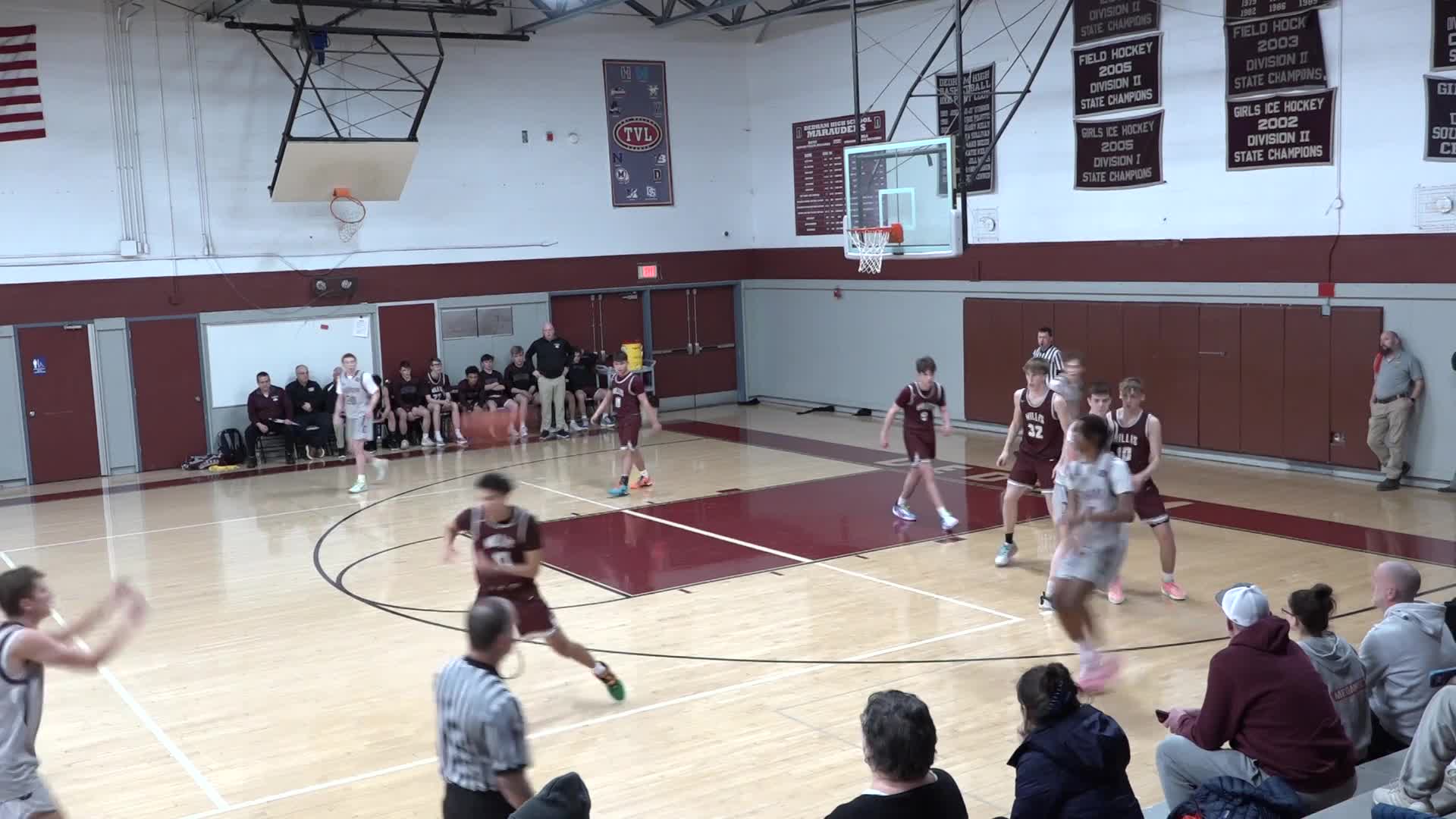 Thumbnail image for "A DOWN TO THE WIRE WIN"  on SENIOR NIGHT! Dedham Boys Basketball vs Millis- January 30, 2024